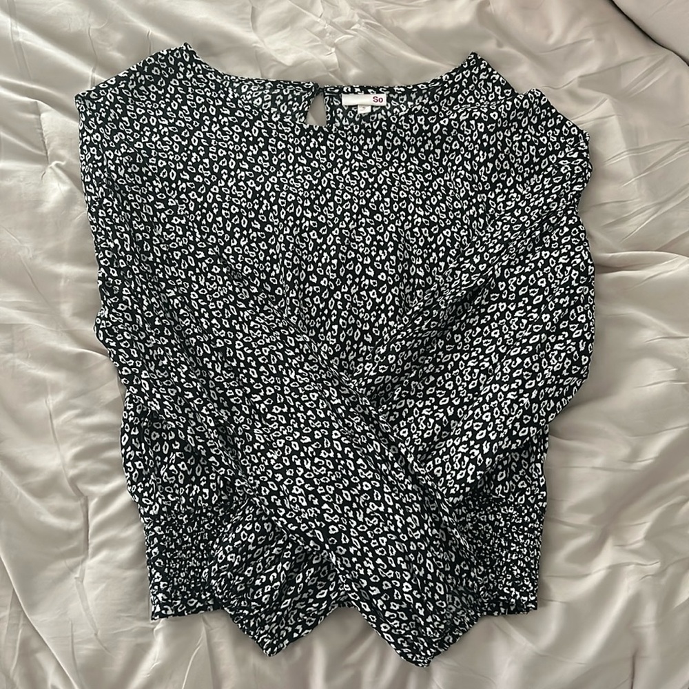 leopard print blouse